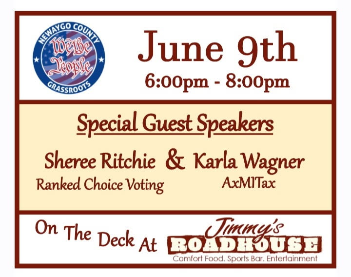 AXMITAX Presentation at Jimmy's Roadhouse in Newaygo, MI graphic