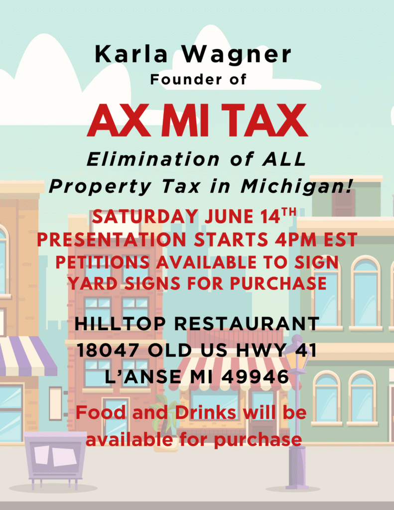 AXMITAX Presentation at Hilltop Restaurant in L'anse, MI