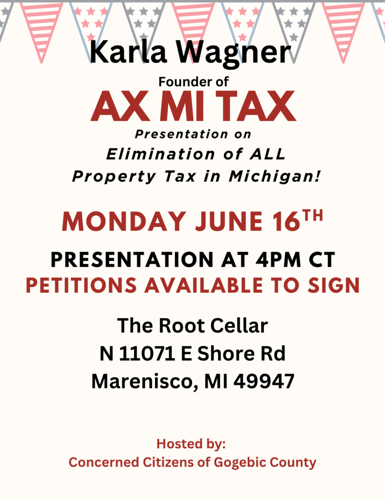 AXMITAX Presentation at The Root Cellar in Marenisco, MI