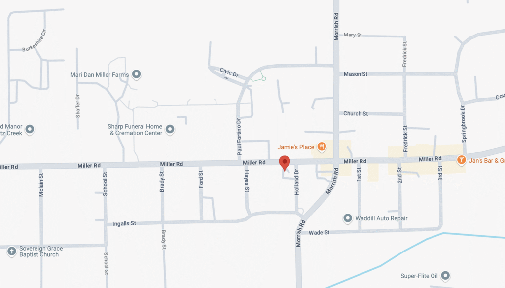 Downtown Swartz Creek Map